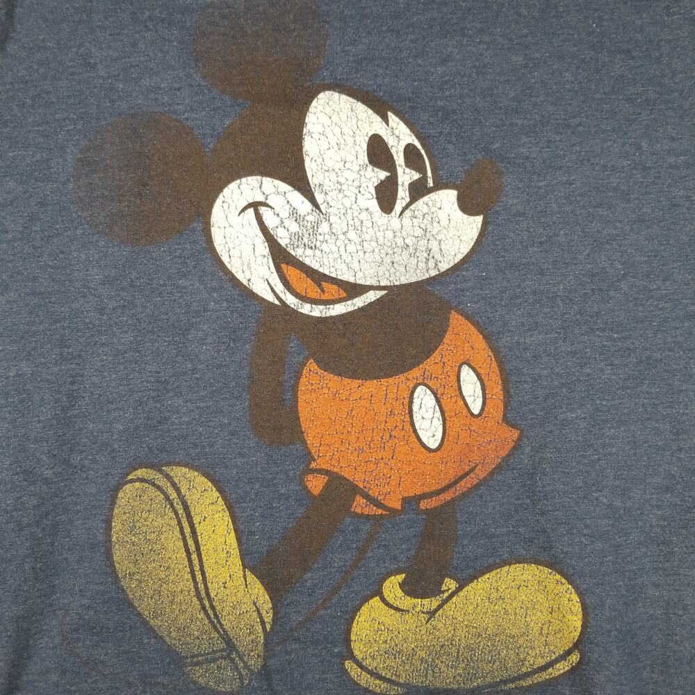 Disney Parks Vintage Style Mickey Mouse Ringer T-Shirt Small - Picture 2 of 8